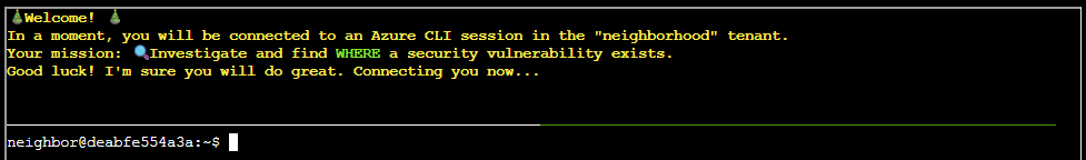 Starting the terminal