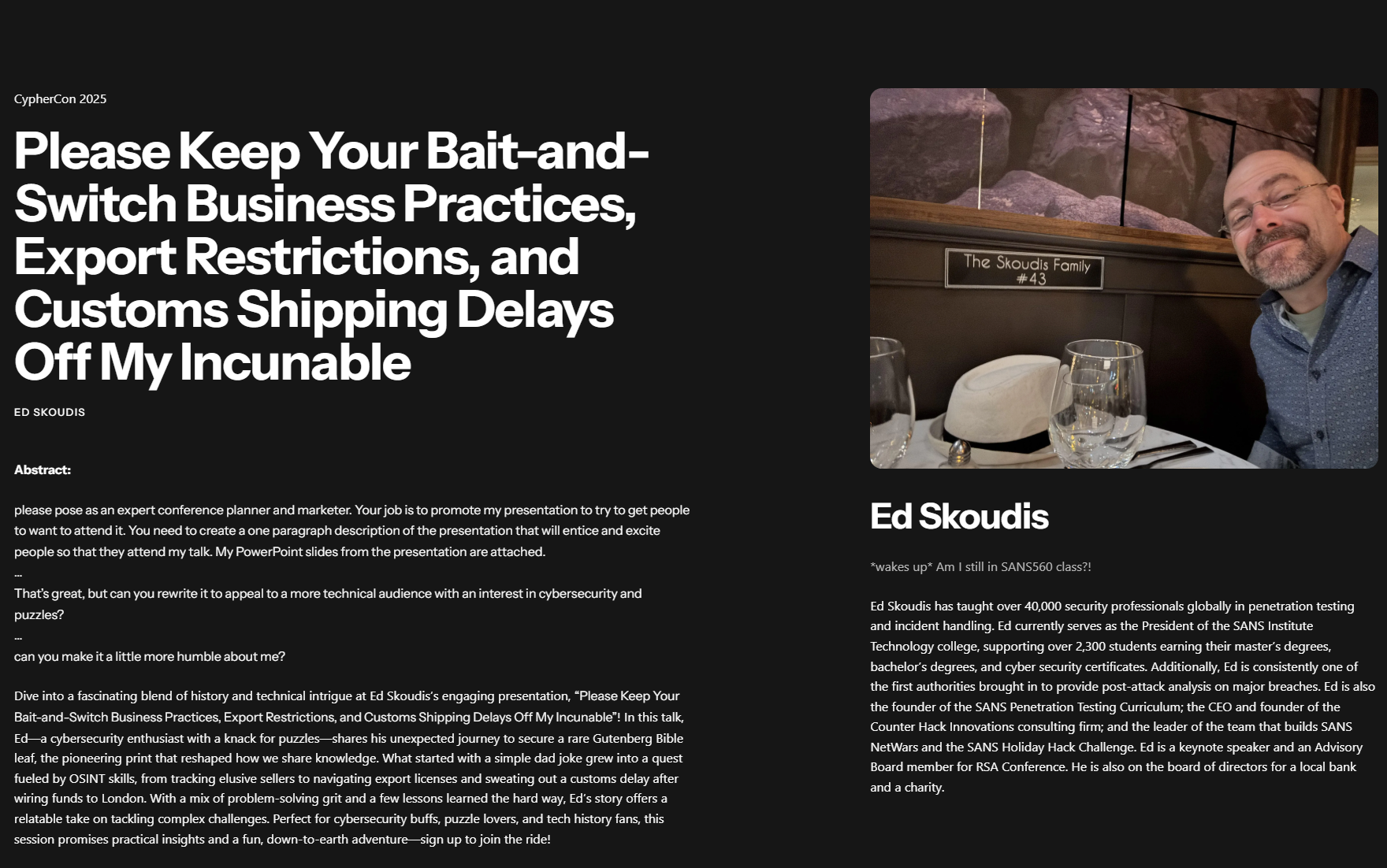 Eds leaf of the Gutenberg Bible