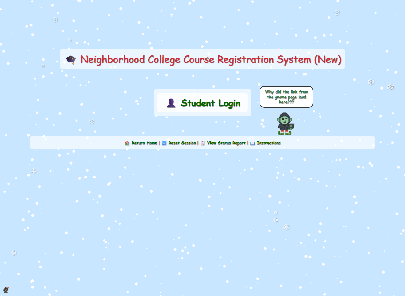 Student login